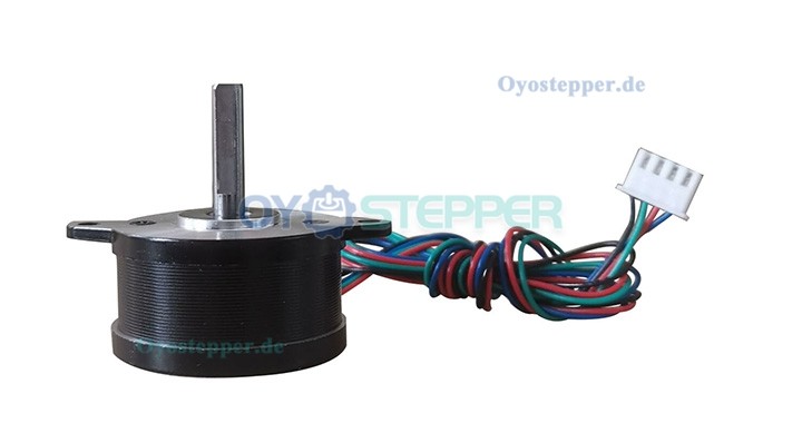 OUKEDA NEMA 14 Schrittmotor bipolar, 1,8°, 12 Ncm, 1A, 10V, 36 × 36 × 20 mm, 4-adrig